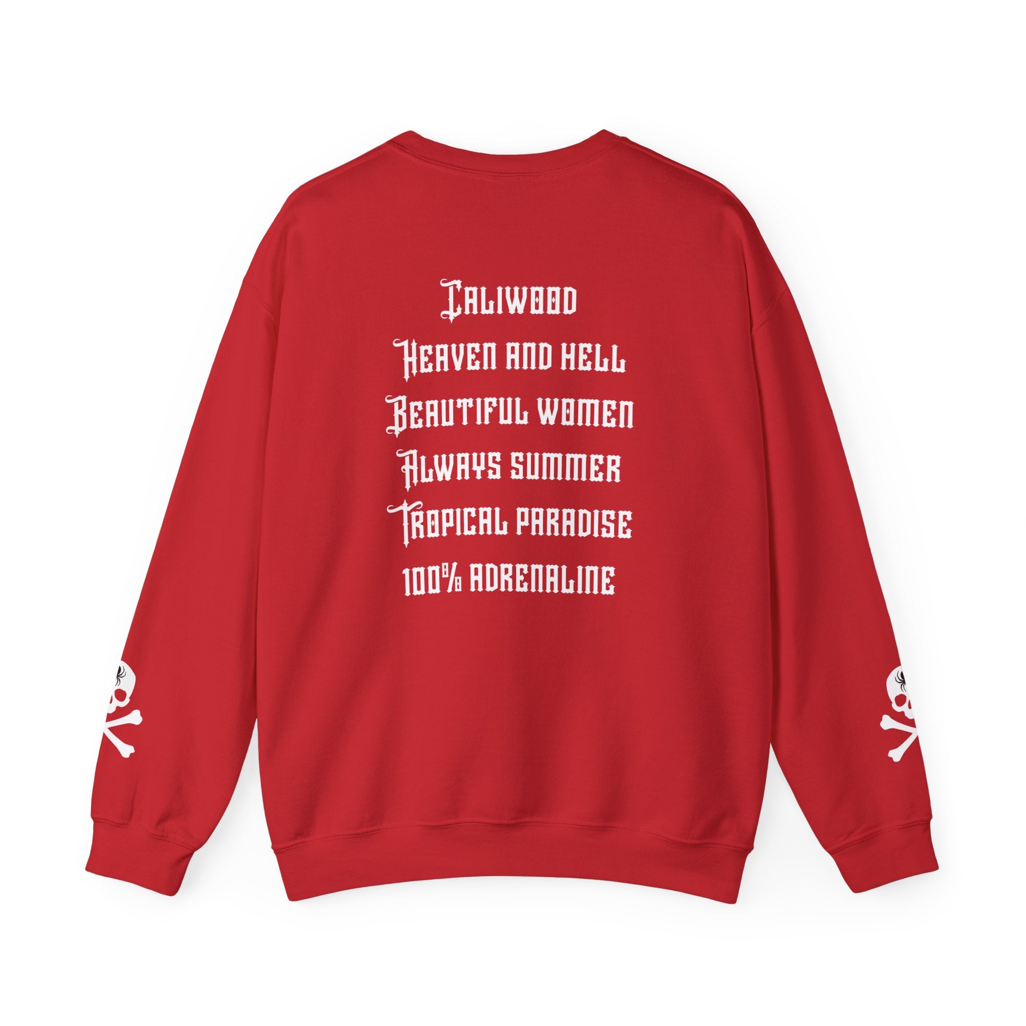 Crewneck Sweatshirt - Cali Colombia Tropical Retro Graphic Pullover