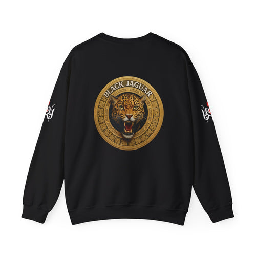 Black Jaguar Vintage Logo Graphic Crewneck Sweatshirt