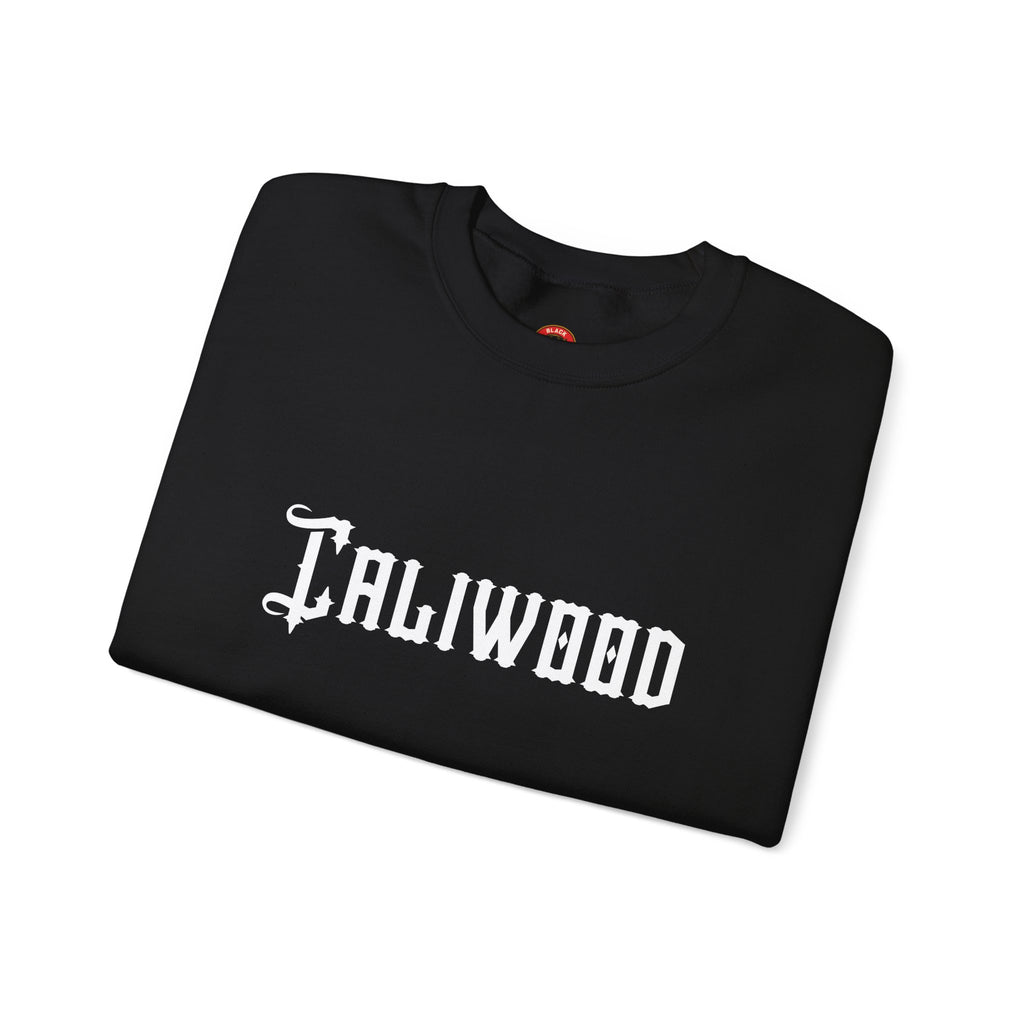 Caliwood Crewneck Sweatshirt — Retro Caliwood Cristo Rey
