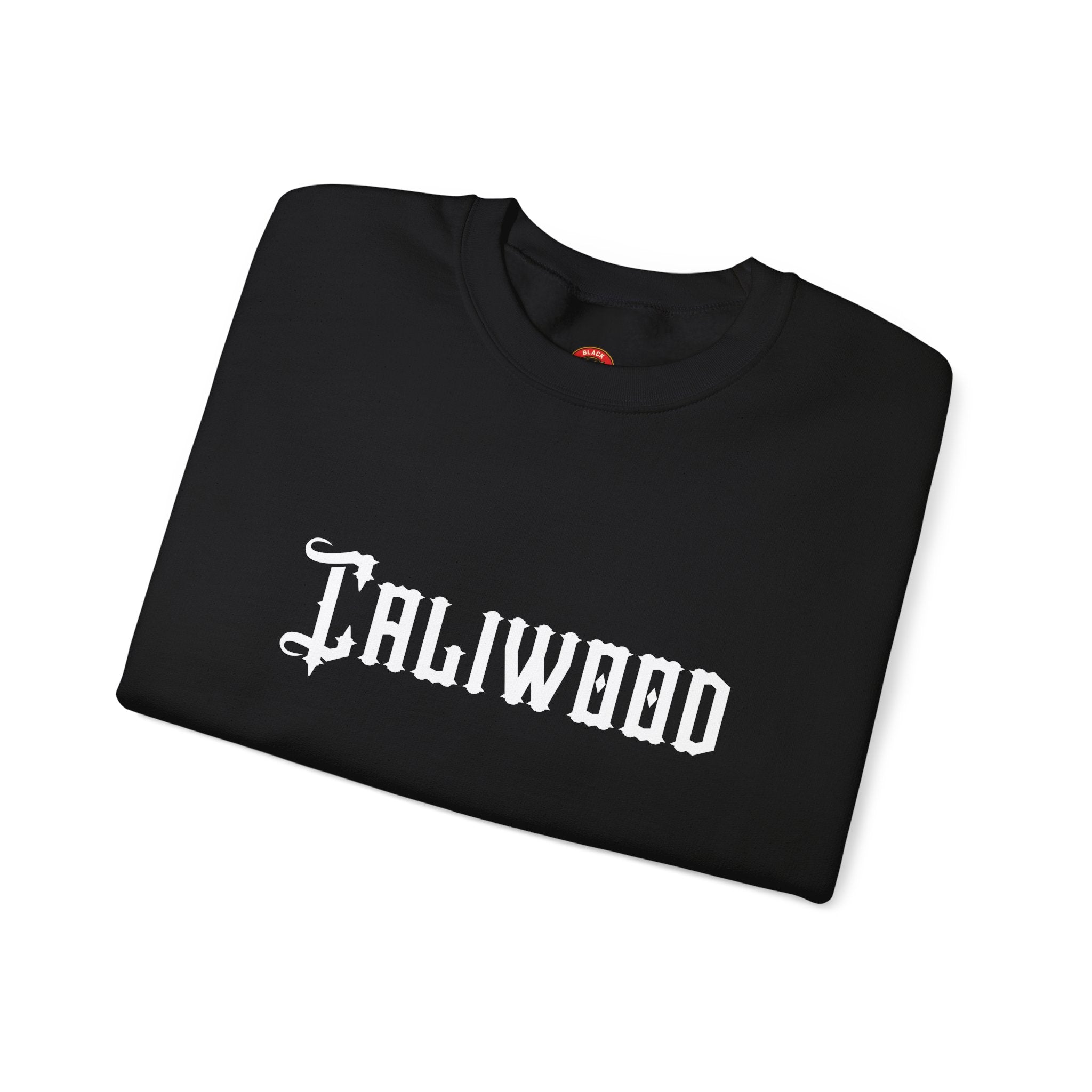 Caliwood Crewneck Sweatshirt — Retro Caliwood Cristo Rey