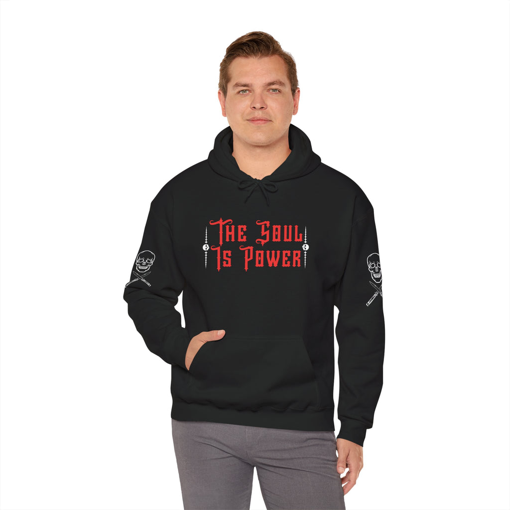 The Soul Is Power Hoodie — Gothic Skull Streetwear Hoodie