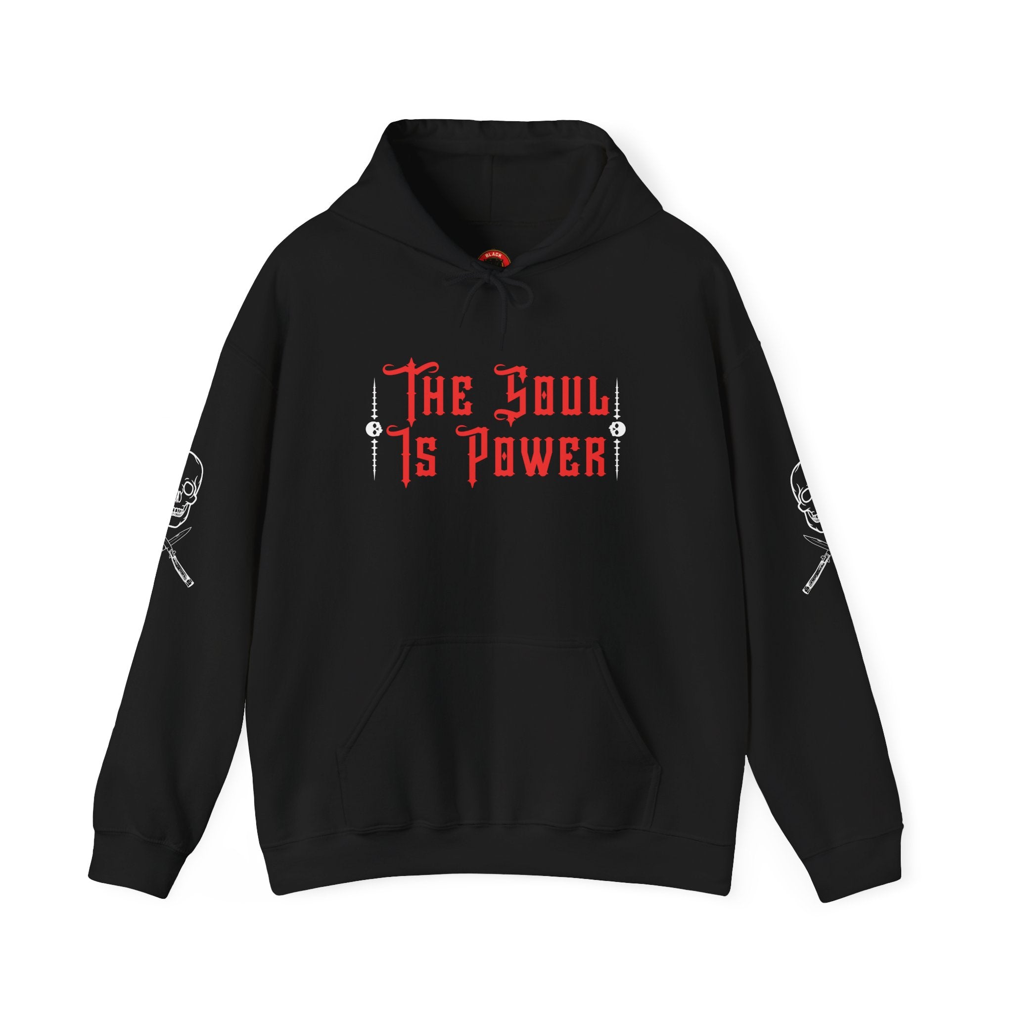 The Soul Is Power Hoodie — Gothic Skull Streetwear Hoodie