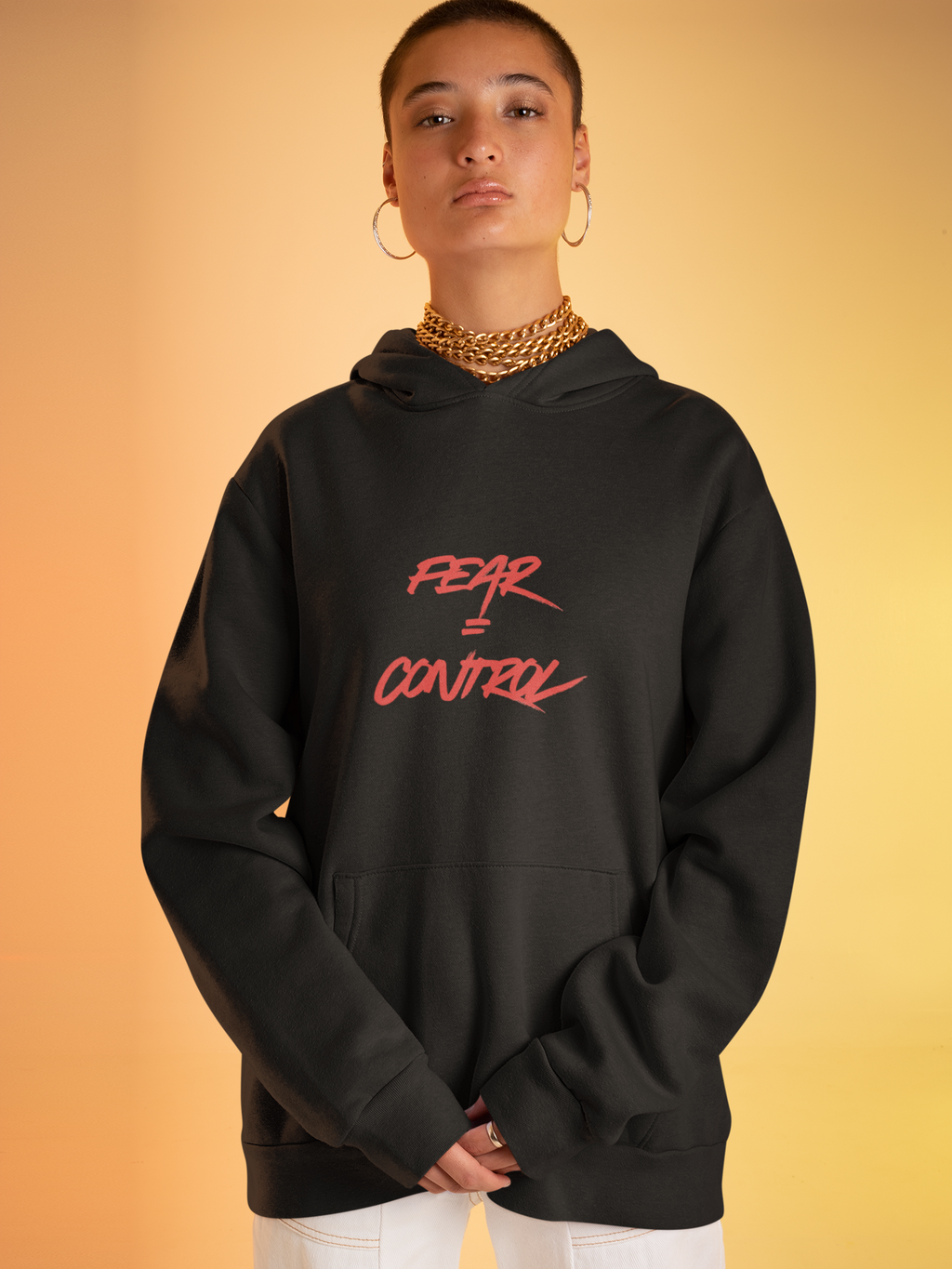 Black Jaguar Hoodie - Fear Equals Control - New Collection