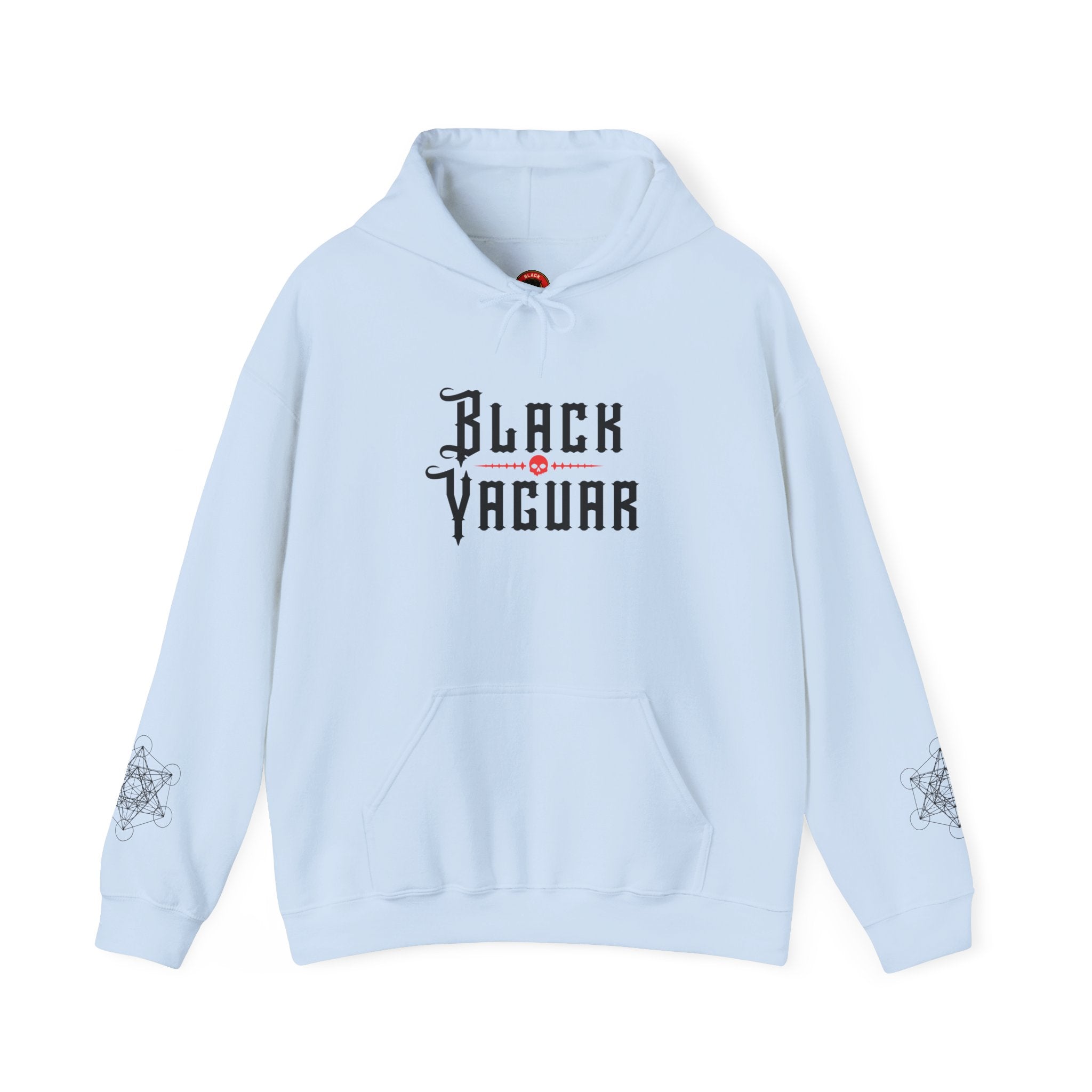 Black Yaguar Hoodie — Spiritual Quote Pullover: “God is not in the church…”