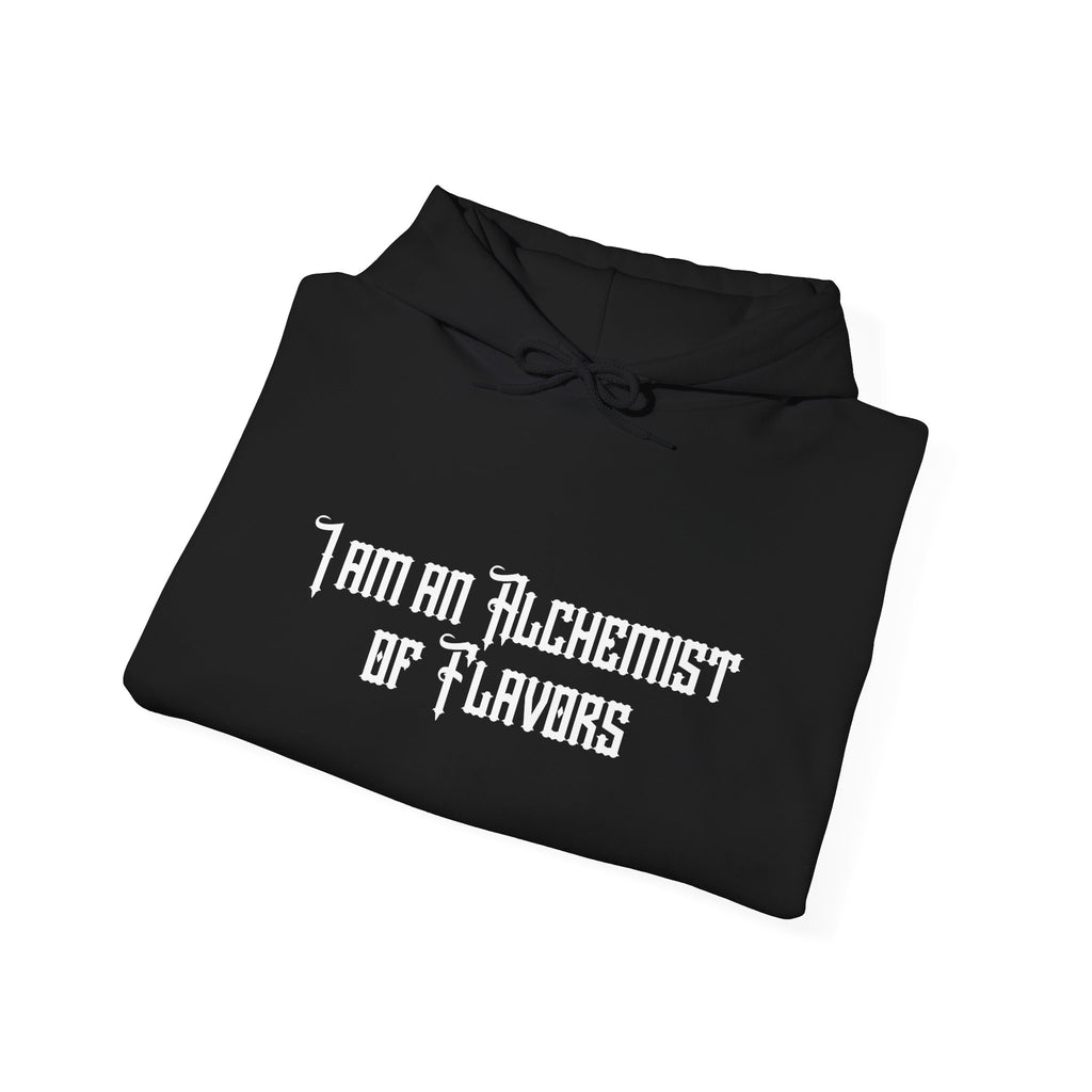 Chef Skull Hoodie — "I Am An Alchemist of Flavors" Culinary Cook Hoodie
