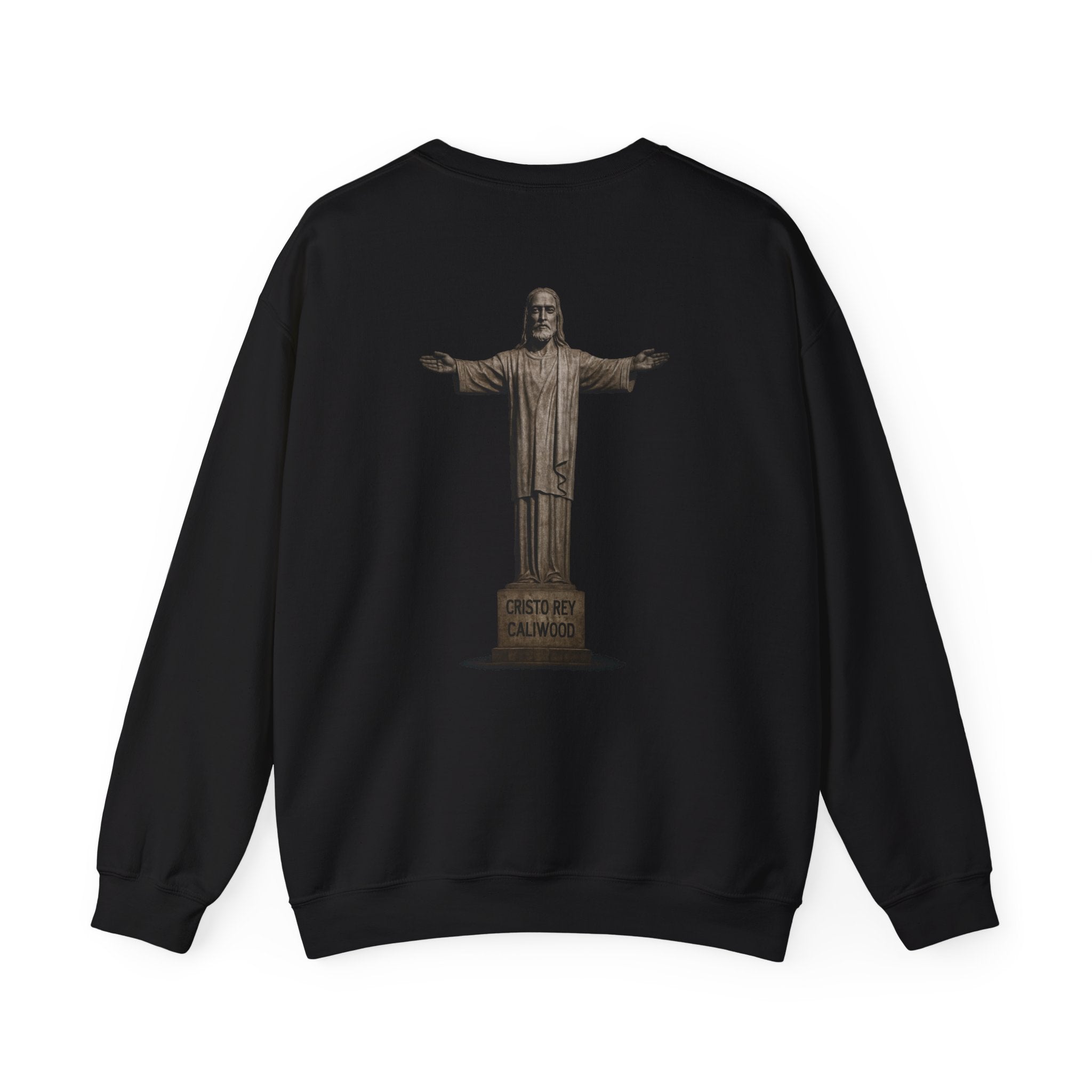 Caliwood Crewneck Sweatshirt — Retro Caliwood Cristo Rey