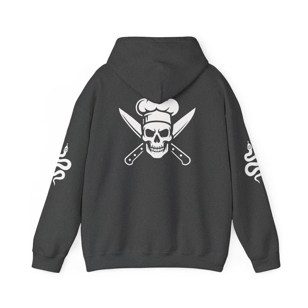 Chef Skull Hoodie — "I Am an Alchemist of Flavors" Cooking Hoodie