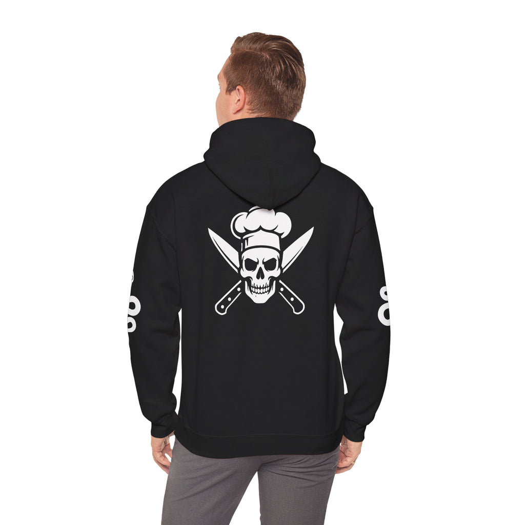 Chef Skull Hoodie — "I Am An Alchemist of Flavors" Culinary Cook Hoodie