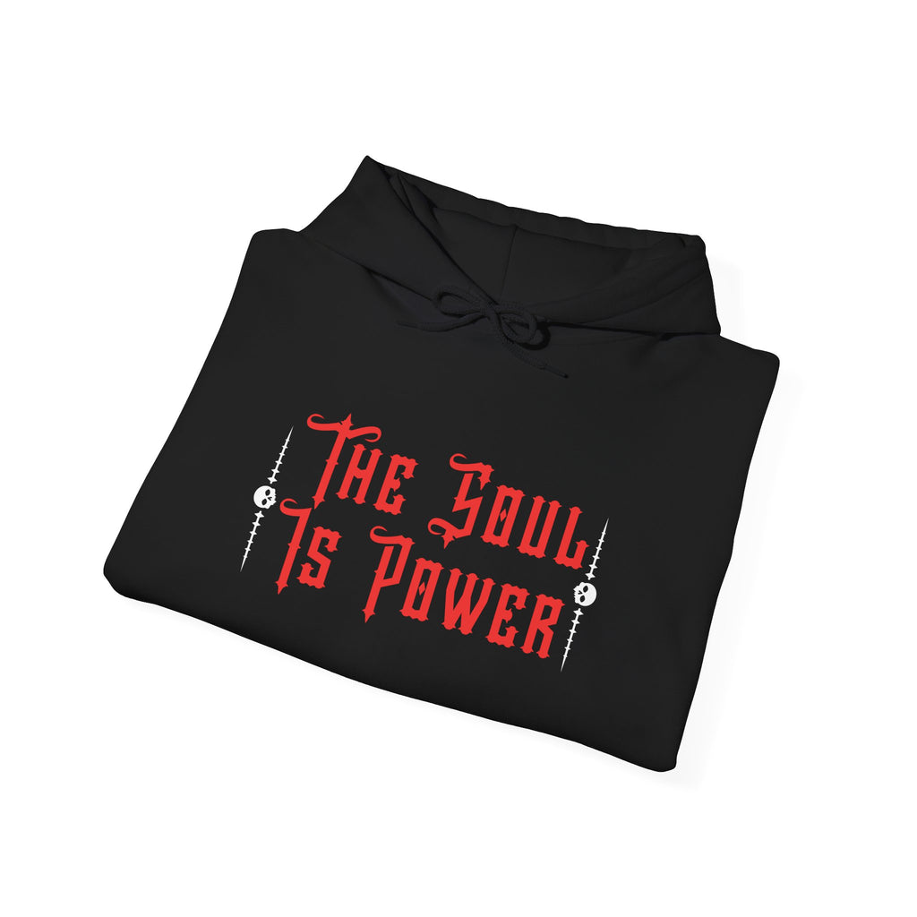 The Soul Is Power Hoodie — Gothic Skull Streetwear Hoodie