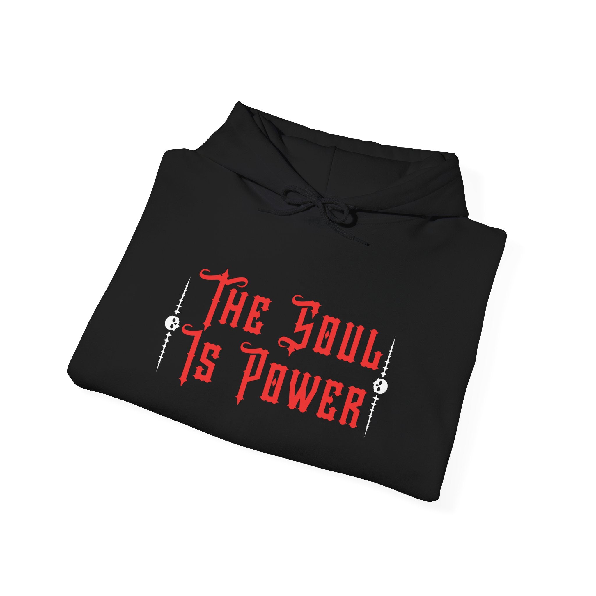 The Soul Is Power Hoodie — Gothic Skull Streetwear Hoodie