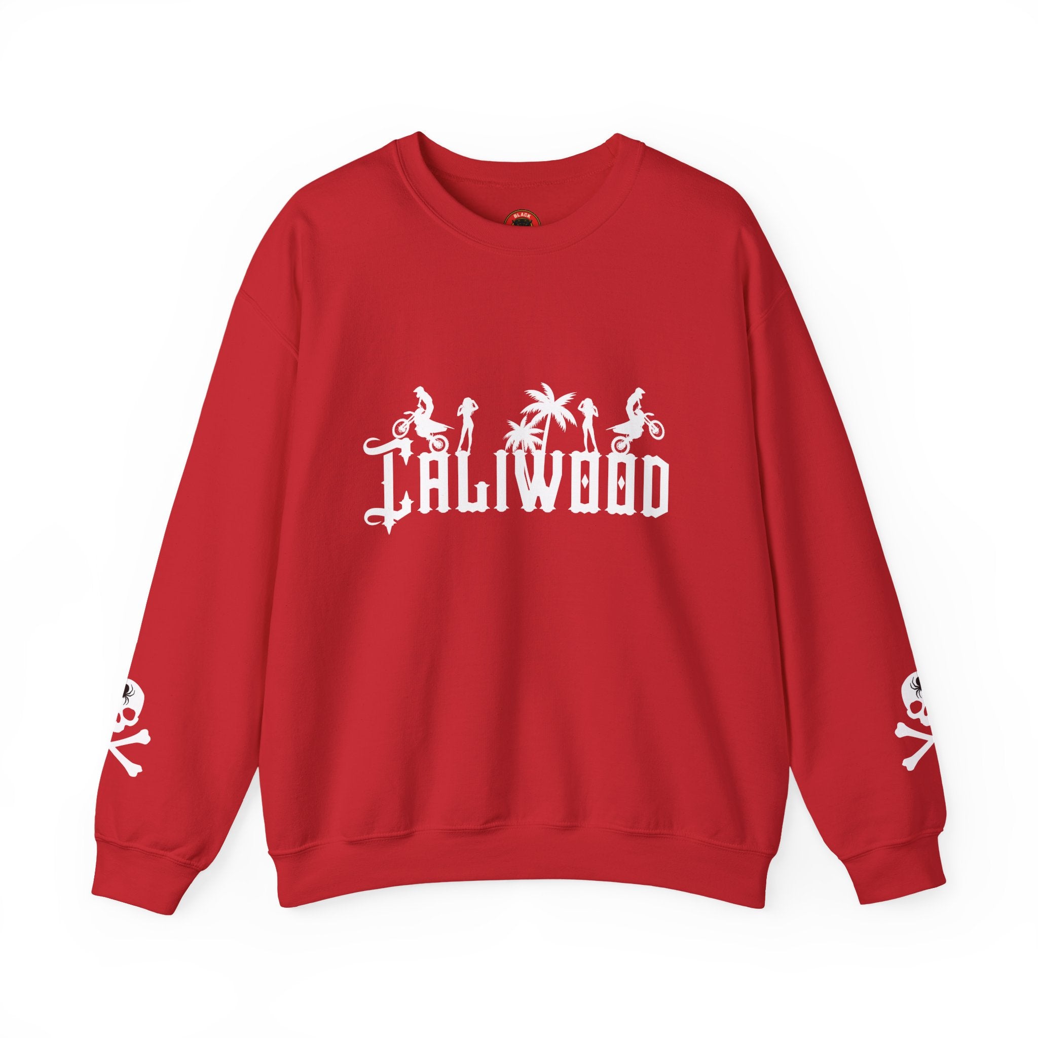 Crewneck Sweatshirt - Cali Colombia Tropical Retro Graphic Pullover