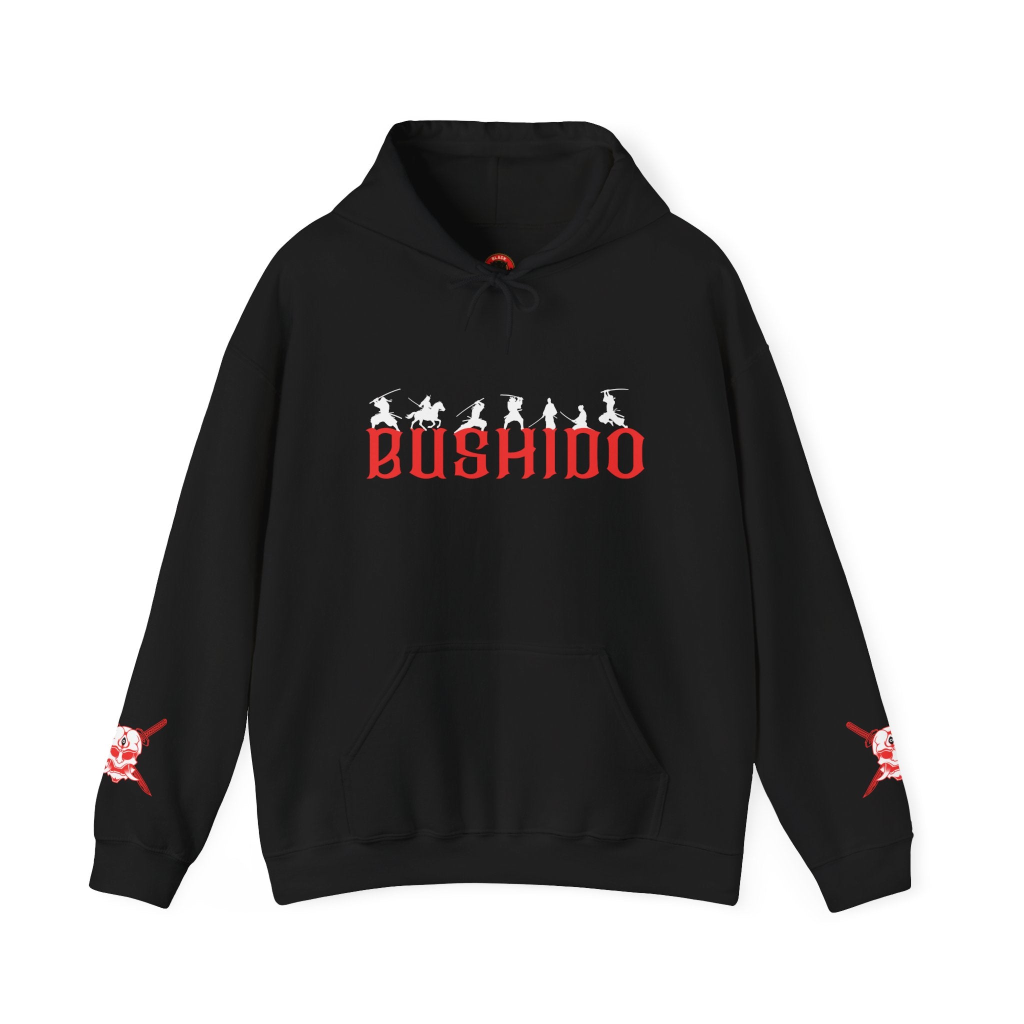 Bushido Hoodie — Samurai Values Pullover with 'Bushido' & Honor Traits